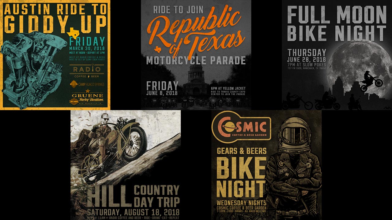 Motorcycle Event Posters